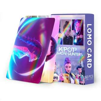 1pc Girls  KPop Holographic LOMO Cards Double-Sided Anime Photo Cards For Collection Decor Christmas Stocking Fillers,Christmas Gifts,Christmas,Christmas Decorations