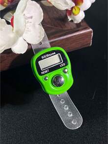 10 piezas/Paquete Anillo de dedo con contador manual LED