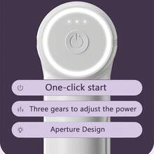 Cordless Electric Hand Mixer| 3-Speed Rechargeable Whisk With 2 Detachable Heads, Compact Baking Tool For Thin Batter / Eggs / Cookies| Ideal For Tiny Kitchen / RV / Camping (Macaron Purple & White) - 馬卡龍白 - 查看 6
