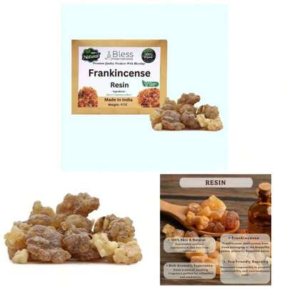 Premium Grade A  Frankincense Natural Tree Sap Gum Resin Organic Incense Luban Sacred Aroma Wellness 0.5Lb 226. Grams 8 Ounce