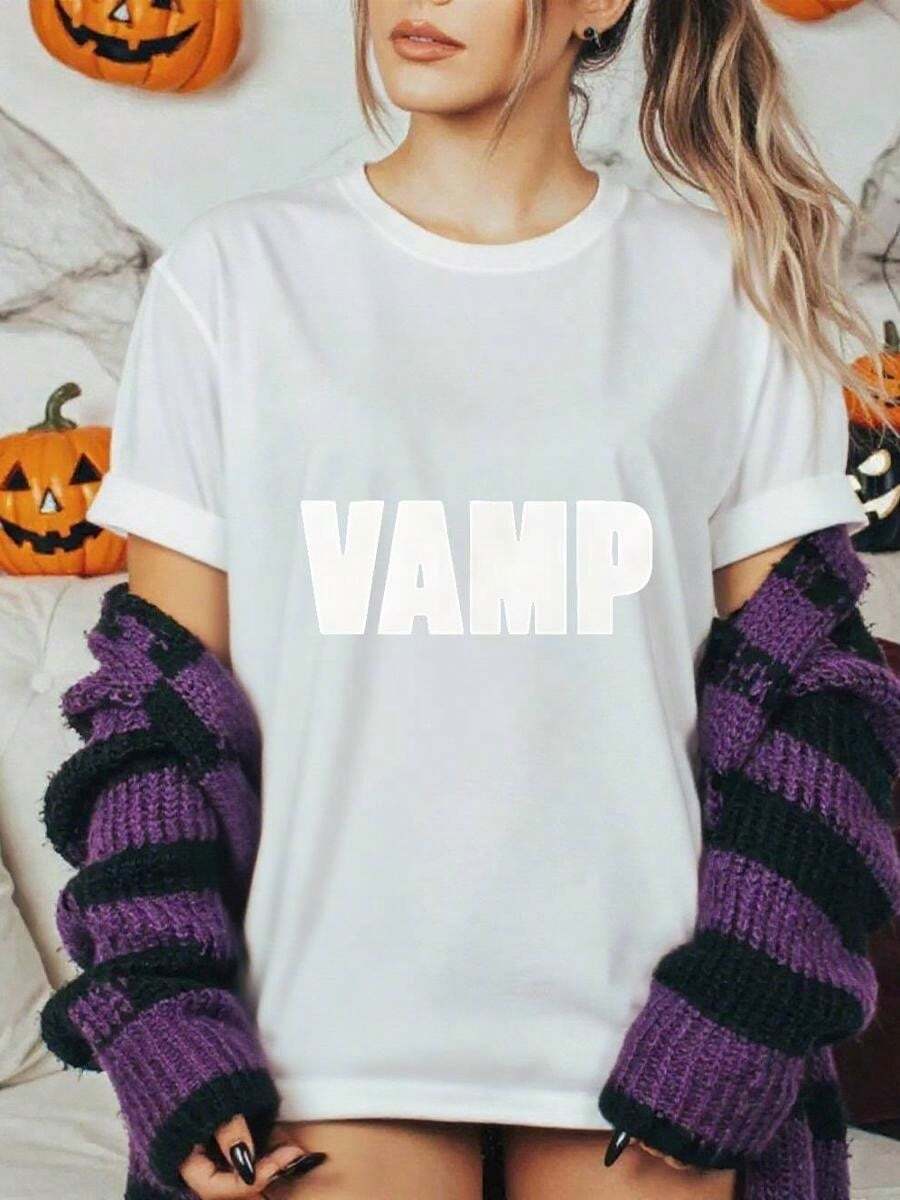 Play Carti VAMP T-Shirts_pixian_ai.Jpg220g High-Quality Pure Cotton T-Shirt With Minimalist Printing, Soft And Breathable Fabric, Comfortable And Loose, Suitable For All Day Wear, Suitable For Office Casual Wear, Spring And Summer Daily Appearance, Elegant And Youthful Design Ropa De HombreMen's Fall Pumpkin Spice Ghost Graphic Tee Shirt,Cute Halloween Costume Party Apparel,Casual Comfortable Soft Cotton Short Sleeve Crew Neck TShirt For Autumn [Women's Floral & Inspirational Quote Graphic Print% Cotton T-Shirt - Relaxed Fit Round Neck Short Sleeve Casual Top For Spring/Summer Funny Best Friends T-Shirt, Greg And Rowley Meme Graphic Tee, Unisex Y2K Streetwear Top Men's Letter & Palm Tree Graphic Round Neck Short Sleeve T-Shirt Dauomo Men Heart Embroidery Tee Homme Men's Letter Print Round Neck Casual Slim Fit Short Summer Cartoon Bear Printed Round Neck Short Sleeve Casual T-Shirt - 白色3 - 查看 1