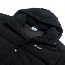 Columbia Men's Cotton Wallowa™ Down Hooded Jacket, Minimalist Lightweight Casual Down Jacket WE9054010 (80% Down, 20% Feather) - Black - View 3