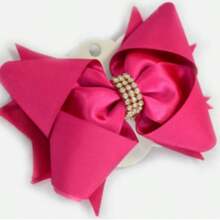 PINK PARTY DRESS WITH RUFFLE SHINE AND LACE BUST FOR LUXURY WEDDING SIZES 3 TO 12 D5008 - Pink - View 7