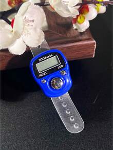 10 piezas/Paquete Anillo de dedo con contador manual LED