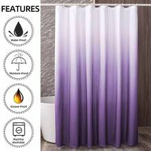 Ombre Dark Purple Shower Curtain Sets For Bathroom Accessories Fabric Polyester Waterproof Modern Shower Curtain Liner With 12 Hooks Purple W72xL72{"Color_name":"Purple","Size_name":"72\"Wx72\"L(Packof1)"} - 多色28 - 查看 8