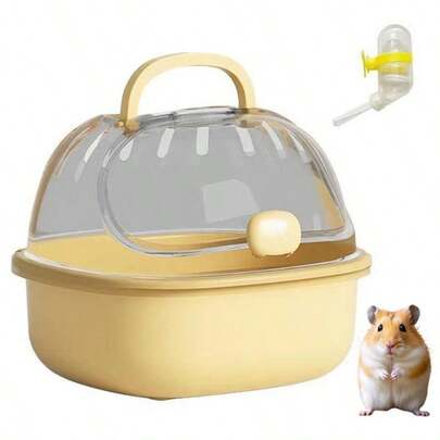 Hamster Cage, Mice Habitat Small Animal Cage Small Animal Habitats Pet Accessories For Hamster, Guinea Pig, Gerbil, Reptiles With Drinking Water Conta