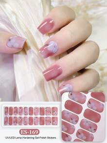 Unghie in gel cristallo EMI per Ognissanti, colla base trasparente, 20 pezzi di adesivi per unghie in gel, richiede lampada UV, qualità da salone, lunga durata e resistenza, ES20 all'ingrosso cross-border spedizione singola, stile simile agli adesivi per unghie del libro rosso, adesivi per unghie per le dita