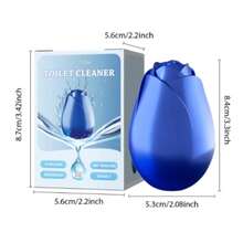 玫瑰洁厕剂浴室家用马桶去污剂除臭剂芳香卫生间清洁剂 - 彩色 - 查看 8