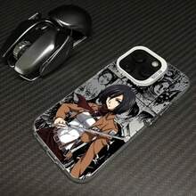 Eren Mikasa  Coque Phone Case For IPhone 17 16e 16 15 14 13 12 11 Mini Pro Max X XR 8 7 Air Plus Matte Back Cover - CYW-307CY78105A3 - 查看 13
