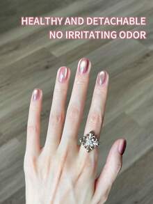 annies 10毫升日落余晖玻璃珠猫眼指甲油凝胶，2025新款闪亮猫眼美甲沙龙专用指甲油 - 彩色 - 查看 4