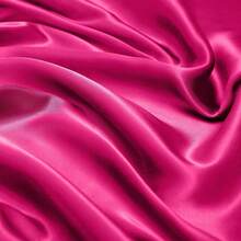 Silky Soft Pink Twin XL Satin Bed Sheets Set, 1 Deep Pocket Fitted Sheet + 1 Flat Sheet + 1 Pillowcase,  In 2025 - 玫紅色 - 查看 7