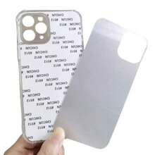 FUNDA DE ACRIGEL PARA SUBLIMAR CELULAR IPH ALTA CALIDAD DE NOVEDAD DISEñO LIGERO RESISTENTE PREMIUM - Blanco - Ver 3