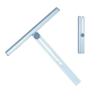 Multi-Functional Heavy-Duty Window & Shower Squeegee - Handheld Cleaning Tool For Glass Doors, Tiles & Windows | Professional Bathroom & Window Cleaning Set (White + Blue)