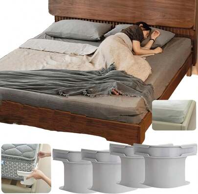 4 Pcs Bed Sheet Holders Bed Sheet Fasteners Clips Bed Sheet Holders Fixing Clips, Sheet Corner Holders For Bedsheet Corner, Bed Sheet Holders Straps Fit All Mattress Size