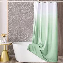 Green Ombre Shower Curtain Sets For Bathroom Accessories Fabric Polyester Waterproof Modern Shower Curtain Liner With 12 Hooks W72xL72{"Color_name":"Green","Size_name":"72\"Wx72\"L(Packof1)"} - 多色22 - 查看 3