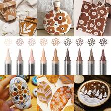 FS9/12 Colors Acrylic Marker Pens, Opaque Soft Tip, Blendable, For Art, Painting, Graffiti, Suitable For Christmas, Halloween