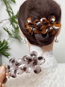 2 Stück Leoparden-Muster Haarklammern, Blumen-Dekor Seitenpony Haarklammern, Herbst, Haare, Haaraccessoires, Accessoires, Haaraccessoires für Frauen, Reisen, Haaraccessoires, Frauenzubehör, Haaraccessoire, Haaraccessoires für Frauen, Haarstyling-Tools, Haarzubehör, Zubehör, Schönheitszubehör, Geschenke, Reisen, Geschenke für Frauen, Haarzubehör, Strumpfstopfer