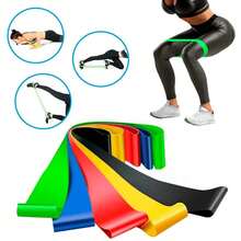 Ligas de Resistencia para Ejercicio, Bandas Elásticas de Resistencia con 5 Niveles de Resistencia, Ligas de Látex Natural para Hombre y Mujer, Ligas Gym para Musculación, Yoga, Fitness - Multicolor - Ver 9
