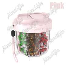 7-Compartment Pill Organizer, Pill Box Suitable For 7 Days/Week, 7 Large Compartments Portable Supplement Container, Large Capacity Plastic Travel Pill Box, Available In Large And Medium Sizes - Multicolor - View 11