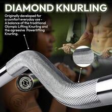 EZ Curl Bar U2013 47 Inch, 2 Inch 17lbs Alloy Steel With Nylon Bushings EZ Bar With 400lbs Capacity U2013 Home Gym Curling Bars Weightlifting Other Upper Lower Body Movements