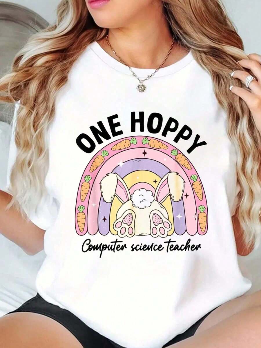 Mom And Dad Of The Birthday Girl Family Party Decorations Print Round Neck Short Sleeve T-Shirt For Women Casual, Summer, Women Top Graphic Tees Women Tops - White - View 1