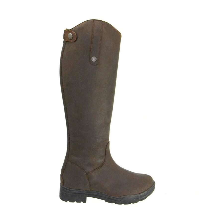 Hy Adults Waterford Winter Country Riding Boots (Dark Brown) - 100% Synthetic - (BZ1463) - Brown - View 1