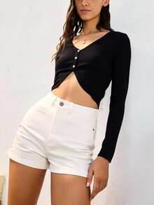 Women Cardigans - Black - View 3