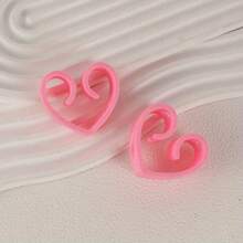 2 件心形筷子训练助手 - 轻质铸铁，初学者轻松拿起食物，适合中式和日式寿司用餐，筷子初学者助手 | 有趣的设计 | 耐用的筷子架 - 彩色 - 查看 8