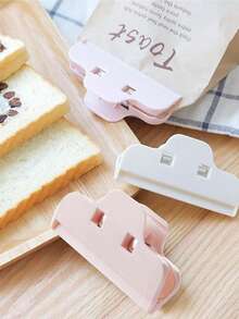 4-Piece DIY Seal Clip Diamond Painting Tool Clip Accessories Cross Stitch Tool Food Snack Storage Sealed Food Clip (Bee, Pink) - Multicolor - View 2