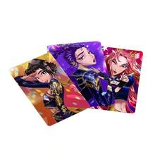 1pc K-POP Girl Group Holographic Cards Anime Collectible Sets For Fans Of K-POP Merch/Trading Cards Games Gifts Christmas Stocking Fillers,Christmas Gifts,Christmas,Christmas Decorations