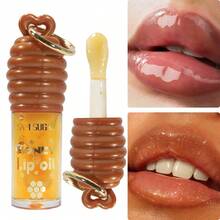 Honey Lip Oil For Women - Hydrating & Plumping Lip Gloss With Propolis Extract & Vitamin E - Clear, Lightweight Formula For Dry Lips - Perfect Gift For Mom, Girlfriend, Friends - 無色 - 查看 9