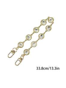 Dây đeo túi hình tam giác đính đá pha lê, kiểu dáng tối giản sang trọng, đa năng với mặt dây chuyền hình tam giác. - Nhiều màu - Xem 10