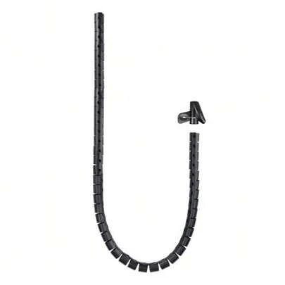  Nanocable Organizador de cables flexible 25 mm 1.0m, negro