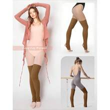 V28 Long Leg Warmer, Women's Men 80s Party Ribbed Knit Dance Sports{"Color_name":"Hole71-Camel"} - 多色28 - 查看 5