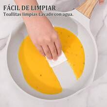 Sartenes Antiadherentes, Sartn de Chef de Granito con Revestimiento Fcil Limpieza, Bateria de Cocina Libre de PFOA, Sartn para Estufa de Induccin Blanco, 20CM - Blanco + 20CM - Ver 1