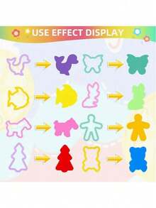 1 Set Indoor Space Sand Kit, Magic Sand That Doesn't Stick To Hands, Hand-Colored Sand (Mixed Colors And Styles), Christmas, Christmas Gift, New Year Gift - Multicolor - View 15