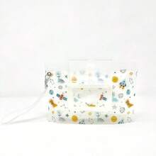 - Bolsa de toallitas hmedas porttil y recargable, soporte y contenedor de toallitas reutilizables para beb, amor floral, 2 unidades - Dinosaurios Space Love + Tamaño regular - Ver 4