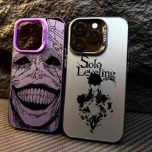 Anime Solo Leveling compatible with Apple  17 17Air 16E 16 15 14 13 12 mini Pro Max Plus Colorful Silver Phone case Funda Cover Capa, Cover compatible with  17 pro hülle,  17 pro max hülle,  17 hülle,  16 pro hülle