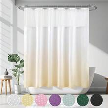Waffle Weave Shower Curtain With Snap-In Fabric Liner Set, Hotel Style, Slub Textured Shower Curtain, 12 Metal Hooks Included, Waterproof Washable Heavyweight Fabric, Yellow, 72" W X 72" H{"Color_name":"WaffleYellow","Size_name":"72\"Wx72\"L(Packof1)"} - 多色29 - 查看 7