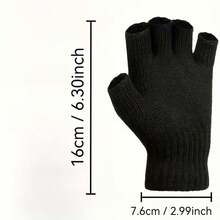 Half Finger Unisex Warm Gloves, Soft & Comfortable For Autumn/Winter - Perfect For Learning, Travel, Office And Fashion Styling! Ideal Gift Choice! Suitable For Outdoor Sports And Indoor Daily Use, Touchscreen Ski Gloves, Winter Gloves