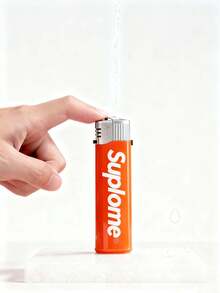 1个创意喷水打火机，便宜的造型奇特的玩具，柔软的塑料材质，适合青少年减压，户外露营时缓解情绪，缓解压力，有趣的玩具，生日礼物，节日礼物，奇特的礼物，单身派对 - 多色 - 查看 5