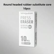 1pc Blue Fruit Shaped Mechanical Pencil With Eraser, Shaveless Eraser, Pencil-Type Eraser With Two Ends, Suitable For Art Students, High Erasability, Quick Erasing For Sketching - Press the Eraser - View 13