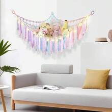 Almacenamiento de Juguetes de Peluche, Gran Hamaca de Red de Animales de Peluche, Puede Almacenar Juguetes, Necesidades Diarias, Adecuado para El Dormitorio, Sala de Juegos, Esquinas - color - Ver 9