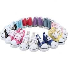 TendenciaZapatos de Lona para Muñecas, 10 Pares 1/6 para Niños Zapatos de Muñeca Articulados a la Moda con Parte Inferior de Goma Antideslizante y Alta Fuerza de FricciónCalidad premium - 1 - Ver 1