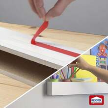 Resistol No Más Clavos Cinta, cinta adhesiva instantánea, cinta doble cara para uso en interiores y exteriores, adhesivo para ensambles, cinta de 19mm x 1,5m, 120 kg - 120 kilos - Ver 10