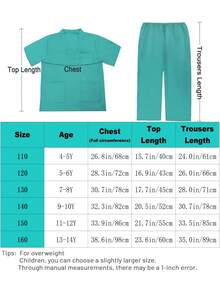 Children's Doctor Role Play Costume Set, Short Sleeve Top + Pants + Accessories, Suitable For Halloween Party, Birthday Party, School Performance And Other Occasions As A Gift - Multicolor - View 5