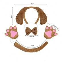 New Arrival Personalized Versatile Banquet, Dance, Stage Performance, Party, Halloween Animal Headband, Fluffy Dog Ear Headband, Stage Performance Prop, Party Costume - Dog - View 9