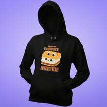 Sudadera para Parejas en Duo Diseño Impreso de Perfect Match Hoodies para Novios - Negro - Ver 4
