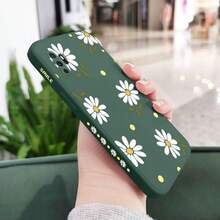 Dfor Galaxy Note 10 Plus Case Cute Daisy Pattern Camera Lens Protection Shockproof TPU Bumper Liquid Silicone Protective Cover Phone Cases For Samsung Galaxy Note 10+Plus 5G 6.9"Green - màu xanh lá - Xem 2