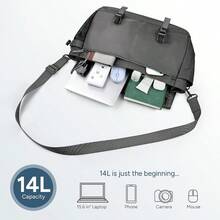 Messenger Bag For Men Women Antitheft Lightweight Men's Laptop Bag 15.6 Inch Water Resistant Crossbody Satchel Bags Computer Work Office College Bag With Shoulder Strap